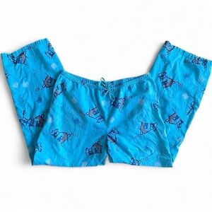 Life is Good Blue and White Winter Graphic Pyjama Pants